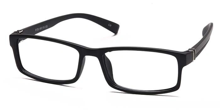 GRAVIATE by Coolwinks E12C6915 Matte Black Full Frame Rectangle Eyeglasses for Men and Women-BLACK-1