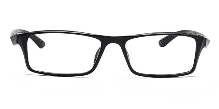 GRAVIATE by Coolwinks E12C6921 Glossy Black Full Frame Rectangle Eyeglasses for Men and Women-