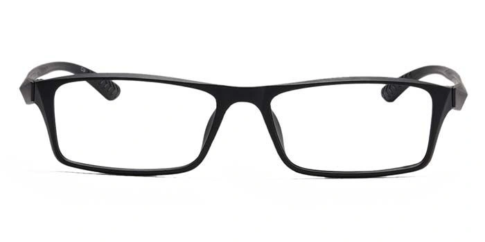 GRAVIATE by Coolwinks E12C6923 Matte Black Full Frame Rectangle Eyeglasses for Men and Women-