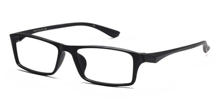 GRAVIATE by Coolwinks E12C6923 Matte Black Full Frame Rectangle Eyeglasses for Men and Women-BLACK-1