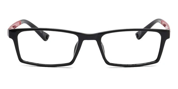 GRAVIATE by Coolwinks E12C6924 Glossy Black Full Frame Rectangle Eyeglasses for Men and Women-