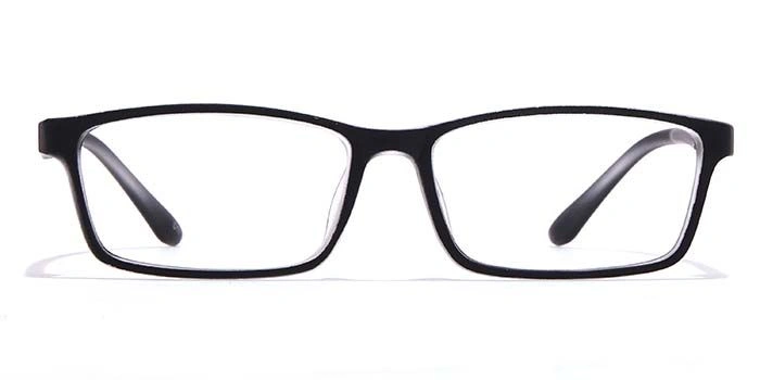 GRAVIATE by Coolwinks E12C6965 Matte Black Full Frame Rectangle Eyeglasses for Men and Women-