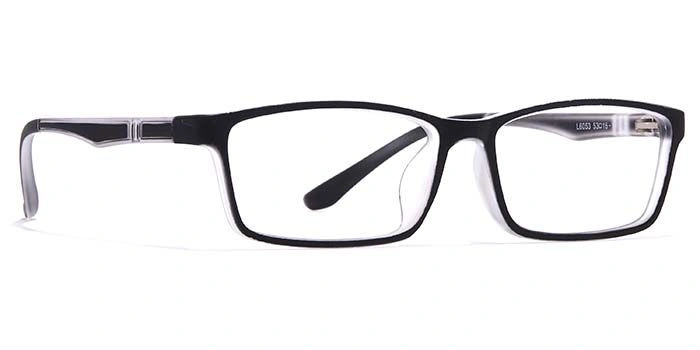 GRAVIATE by Coolwinks E12C6965 Matte Black Full Frame Rectangle Eyeglasses for Men and Women-BLACK-2