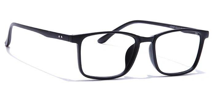 GRAVIATE by Coolwinks E12C7348 Matte Black Full Frame Rectangle Eyeglasses for Men and Women-BLACK-2