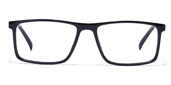 GRAVIATE by Coolwinks E12C7355 Glossy Black Full Frame Rectangle Eyeglasses for Men and Women-