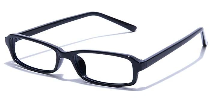 GRAVIATE by Coolwinks E12C7432 Glossy Black Full Frame Rectangle Eyeglasses for Men and Women-BLACK-1