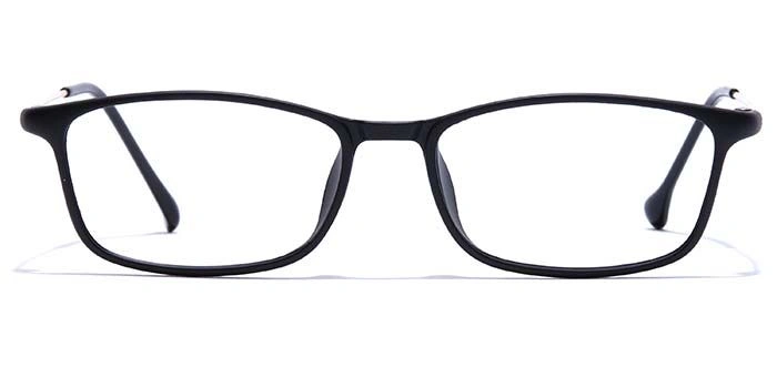 GRAVIATE by Coolwinks E12C7443 Matte Black Full Frame Rectangle Eyeglasses for Men and Women-