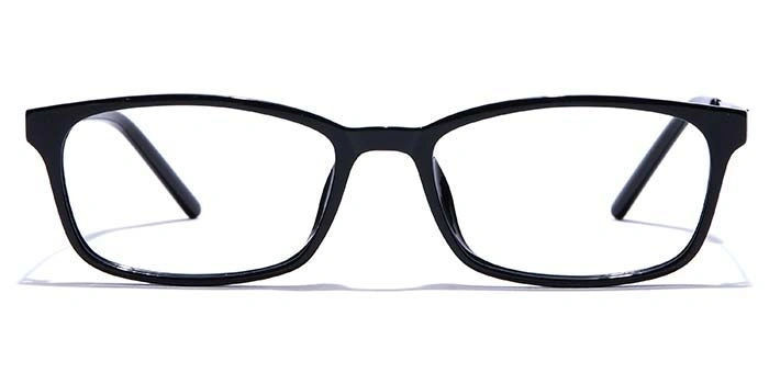 GRAVIATE by Coolwinks E12C7482 Glossy Black Full Frame Rectangle Computer Eyeglasses for Men and Women-