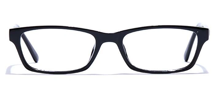 GRAVIATE by Coolwinks E12C7499 Glossy Black Full Frame Rectangle Eyeglasses for Men and Women-