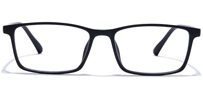 GRAVIATE by Coolwinks E12C7573 Matte Black Full Frame Rectangle Eyeglasses for Men and Women-