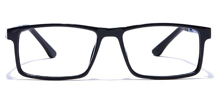 GRAVIATE by Coolwinks E12C7651 Glossy Black Full Frame Rectangle Eyeglasses for Men and Women-