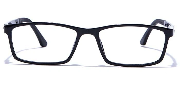 GRAVIATE by Coolwinks E12C7665 Glossy Black Full Frame Rectangle Eyeglasses for Men and Women-