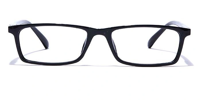 GRAVIATE by Coolwinks E12C7672 Glossy Black Full Frame Rectangle Eyeglasses for Men and Women-