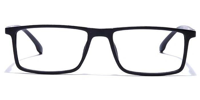 GRAVIATE by Coolwinks E12C7700 Matte Black Full Frame Rectangle Eyeglasses for Men and Women-