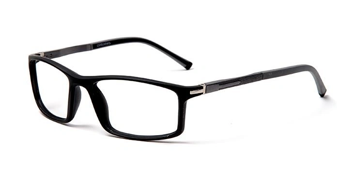 GRAVIATE by Coolwinks E20A5657 Matte Black Full Frame Rectangle Eyeglasses for Men and Women-BLACK-1