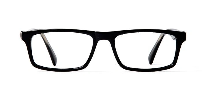 GRAVIATE by Coolwinks E21D5667 Glossy Black Full Frame Rectangle Eyeglasses for Men and Women-