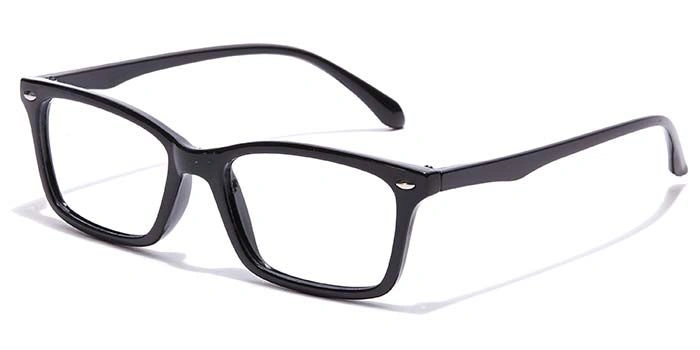 GRAVIATE by Coolwinks E12A7125 Glossy Black Full Frame Rectangle Eyeglasses for Women-BLACK-1