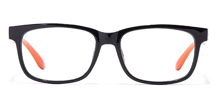 GRAVIATE by Coolwinks E12A7228 Glossy Black Full Frame Retro Square Eyeglasses for Men and Women-