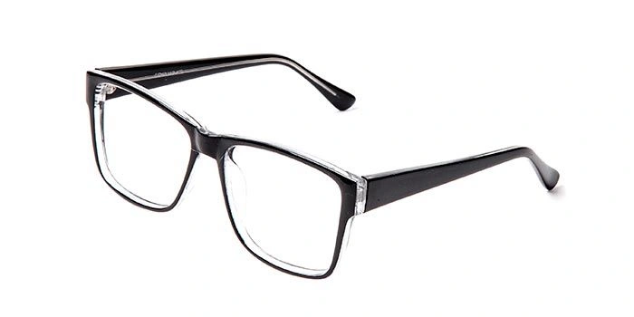 GRAVIATE by Coolwinks E12B5680 Glossy Black Full Frame Retro Square Eyeglasses for Men and Women-BLACK-1