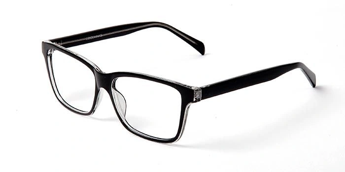 GRAVIATE by Coolwinks E12B5695 Glossy Black Full Frame Retro Square Eyeglasses for Men and Women-BLACK-1