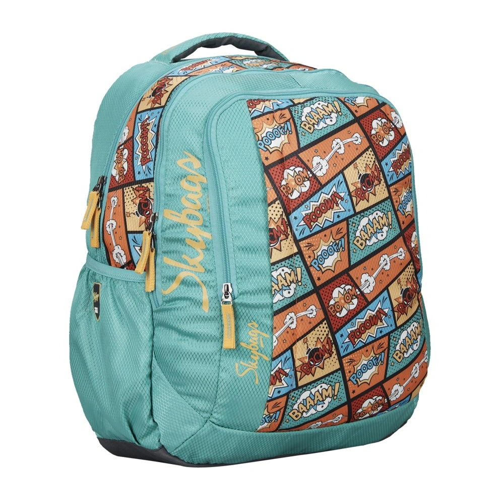 Footloose Helix Plus 01 School Bag Teal_1-1