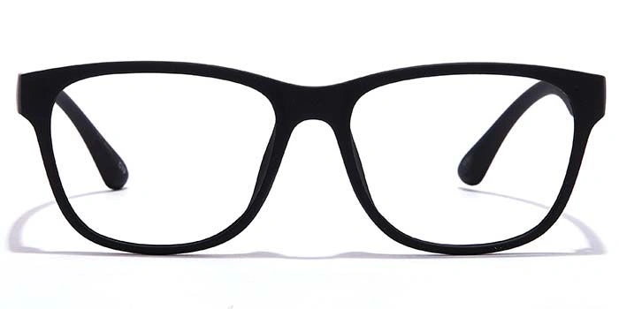 GRAVIATE by Coolwinks E12B7000 Matte Black Full Frame Retro Square Eyeglasses for Men and Women-