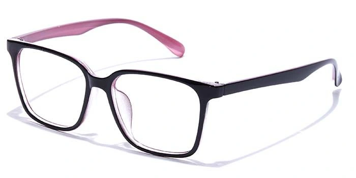 GRAVIATE by Coolwinks E12B7257 Glossy Black Full Frame Retro Square Eyeglasses for Men and Women-BLACK-1