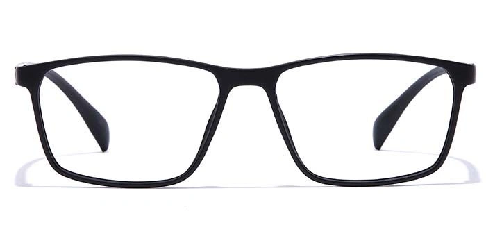 GRAVIATE by Coolwinks E12B7360 Matte Black Full Frame Retro Square Eyeglasses for Men and Women-