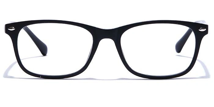 GRAVIATE by Coolwinks E12B7601 Matte Black Full Frame Retro Square Eyeglasses for Men and Women-