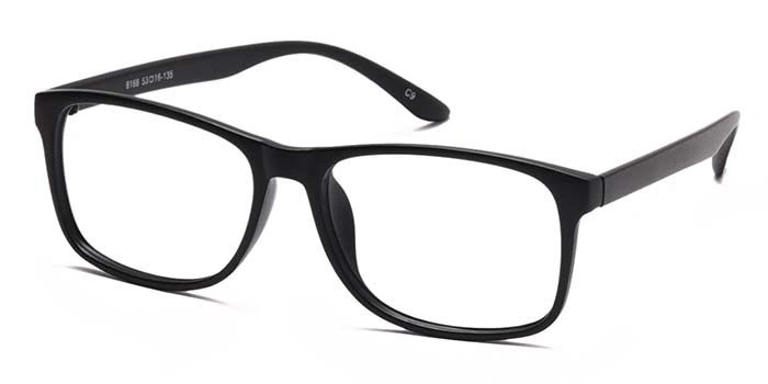 GRAVIATE by Coolwinks E12C6930 Matte Black Full Frame Retro Square Eyeglasses for Men and Women-BLACK-1