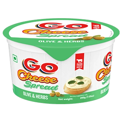 GO SPREAD CUP OLIVE & HERBS 200 GM