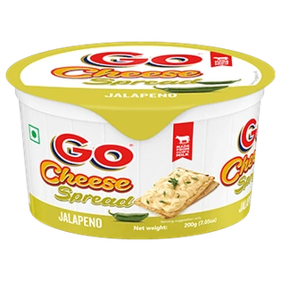 GO SPREAD CUP JALAPENO 200 GM