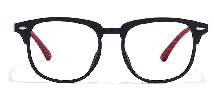 GRAVIATE by Coolwinks E12B6969 Matte Black Full Frame Round Eyeglasses for Men and Women-