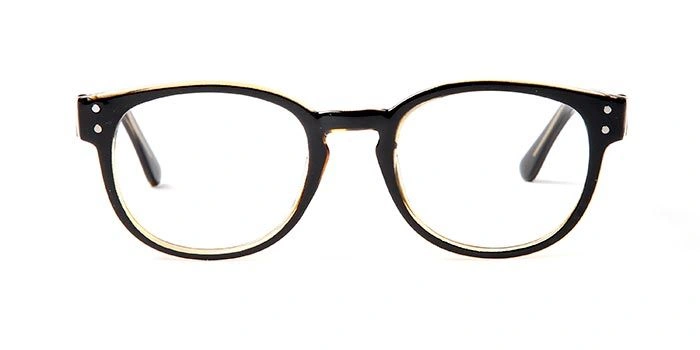 GRAVIATE by Coolwinks E12C5686 Glossy Black Full Frame Round Eyeglasses for Men and Women-