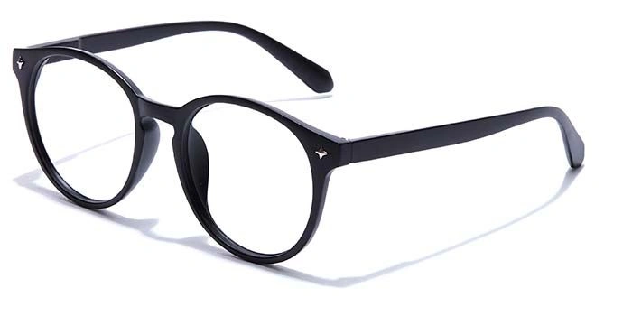 GRAVIATE by Coolwinks E12C7275 Matte Black Full Frame Round Eyeglasses for Men and Women-BLACK-1