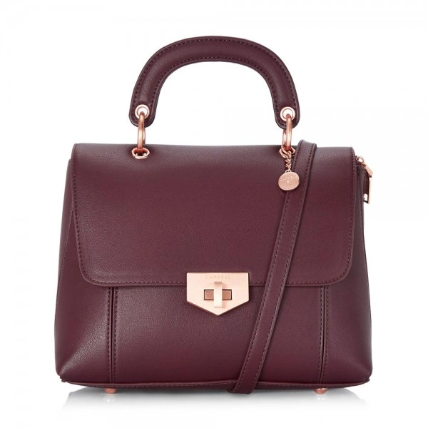 Famke Satchel Small Maroon_1-