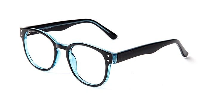 GRAVIATE by Coolwinks E12D5686 Glossy Black Full Frame Round Eyeglasses for Men and Women-BLACK-1