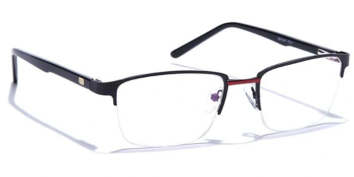 GRAVIATE by Coolwinks E12A6844 Matte Half Frame Rectangle Eyeglasses for Men and Women-HALF-2