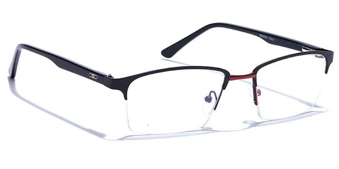 GRAVIATE by Coolwinks E12A6878 Matte Half Frame Rectangle Eyeglasses for Men and Women-HALF-2