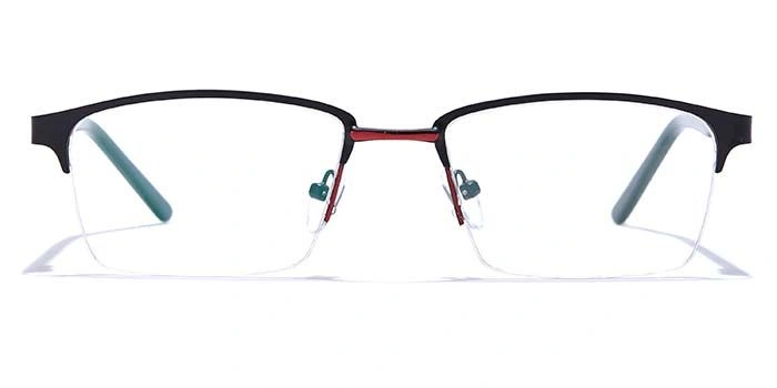 GRAVIATE by Coolwinks E12B6848 Matte Half Frame Rectangle Eyeglasses for Men and Women-