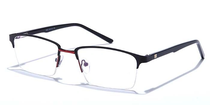 GRAVIATE by Coolwinks E12B6848 Matte Half Frame Rectangle Eyeglasses for Men and Women-HALF-1