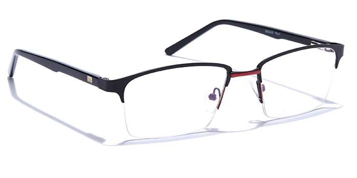 GRAVIATE by Coolwinks E12B6848 Matte Half Frame Rectangle Eyeglasses for Men and Women-HALF-2