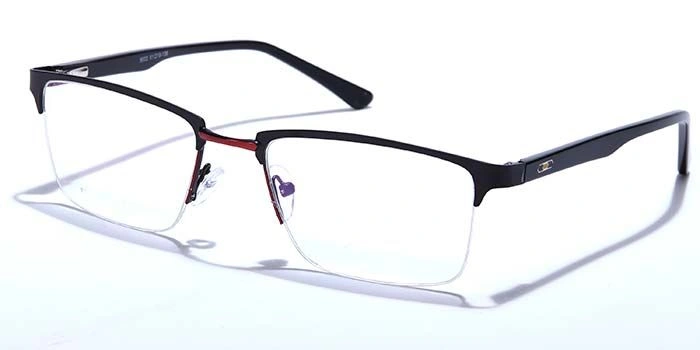 GRAVIATE by Coolwinks E12B6876 Matte Half Frame Rectangle Eyeglasses for Men and Women-HALF-1