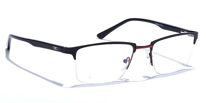 GRAVIATE by Coolwinks E12B6876 Matte Half Frame Rectangle Eyeglasses for Men and Women-HALF-2