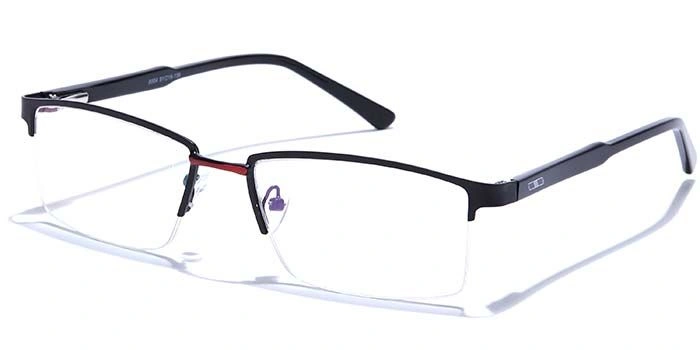 GRAVIATE by Coolwinks E12C6840 Matte Half Frame Rectangle Eyeglasses for Men and Women-HALF-1