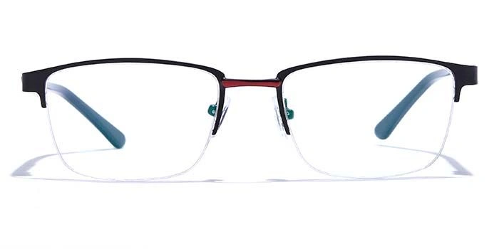 GRAVIATE by Coolwinks E12C6874 Matte Half Frame Rectangle Eyeglasses for Men and Women-