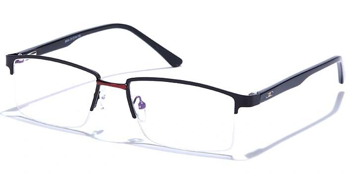 GRAVIATE by Coolwinks E12C6880 Matte Half Frame Rectangle Eyeglasses for Men and Women-HALF-1