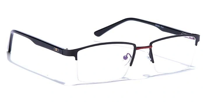 GRAVIATE by Coolwinks E12C6880 Matte Half Frame Rectangle Eyeglasses for Men and Women-HALF-2