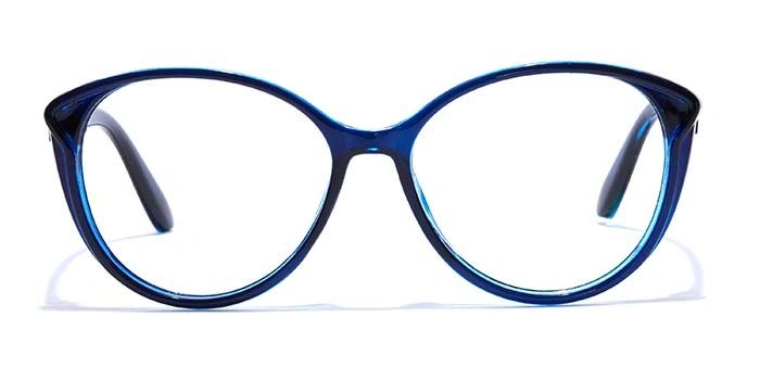 GRAVIATE by Coolwinks E20A7254 Glossy Blue Full Frame Cateye Eyeglasses for Women-