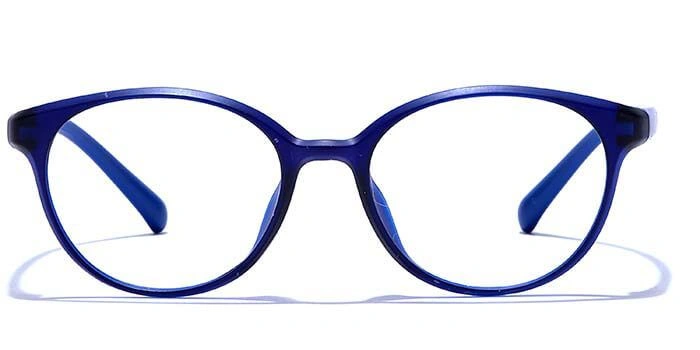 GRAVIATE by Coolwinks E20B6587 Matte Blue Full Frame Cateye Eyeglasses for Women-